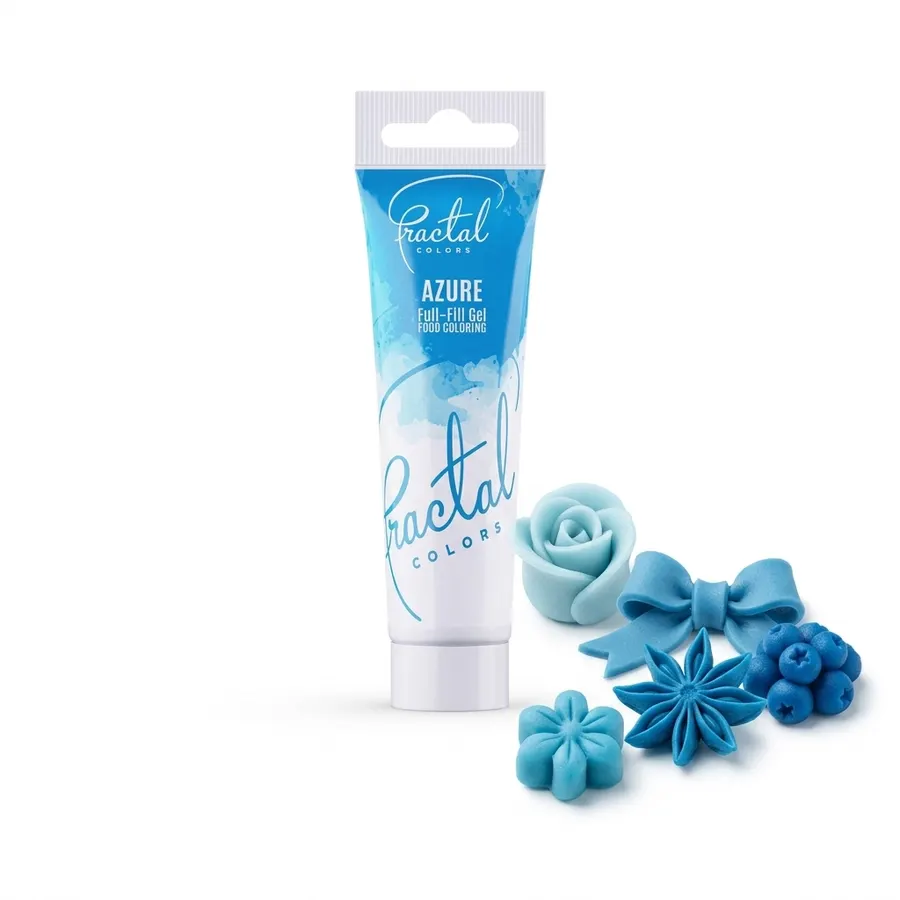 Kelímek s modrou gelovou barvou Fractal Azure