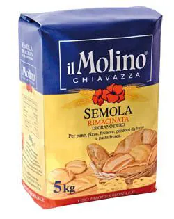 Pětikilové balení italské mouky IL MOLINO semola rimacinata