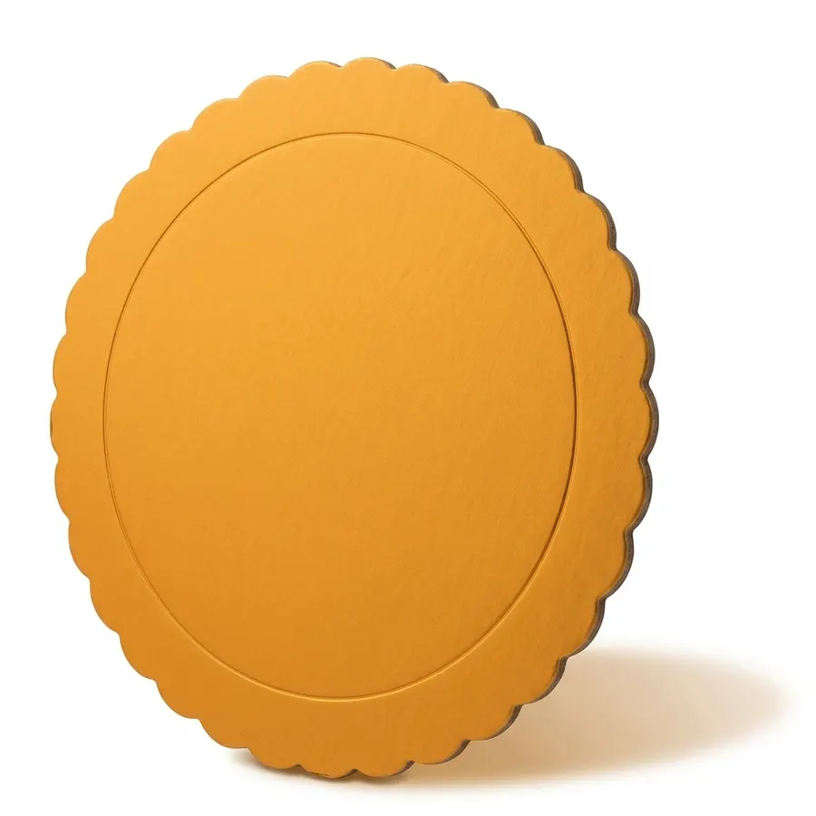 Kulatá zlatá podložka pod dort Dekora 20 cm