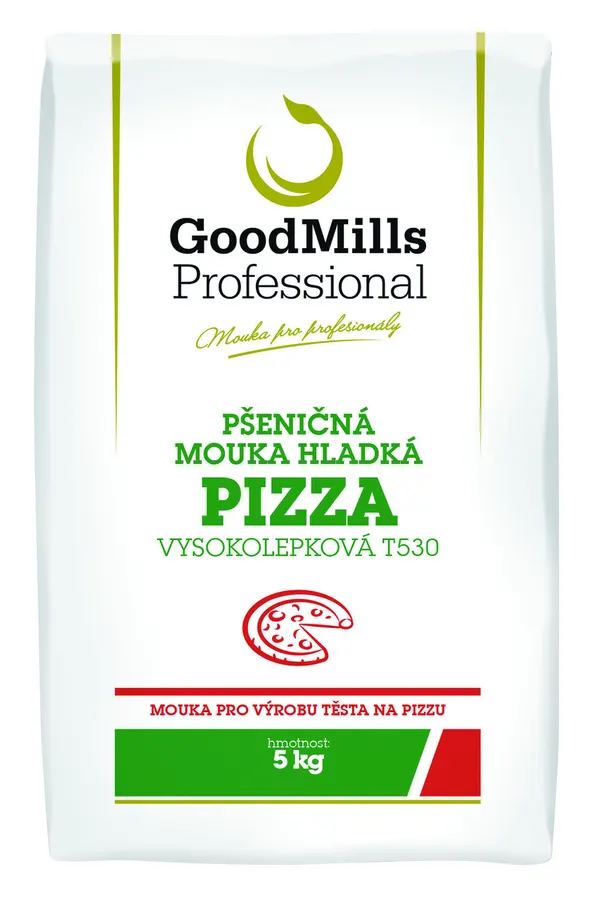 Pytel hladké pšeničné mouky Delta na pizzu 5 kg