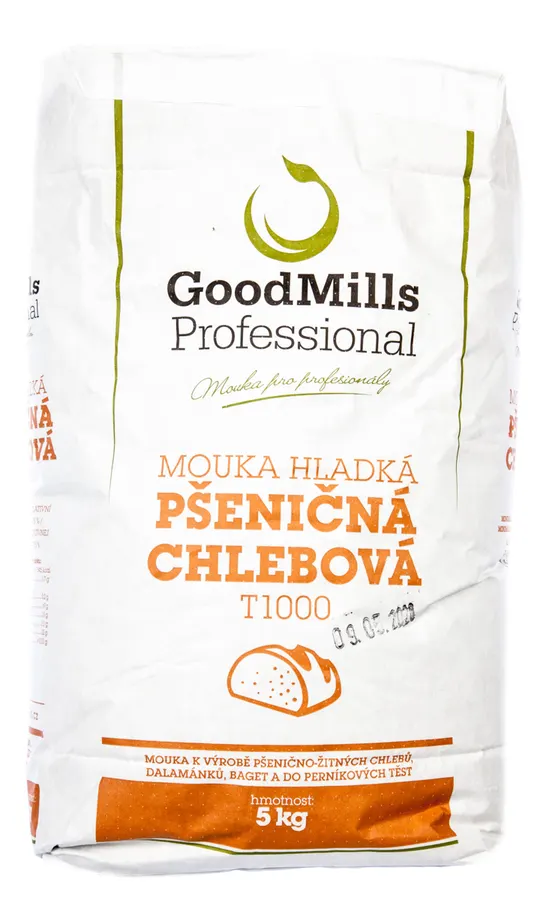 Pytel chlebové pšeničné mouky T1000 GoodMills 5 kg
