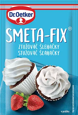 Sáček s práškovým ztužovačem šlehačky Smeta-fix Dr. Oetker