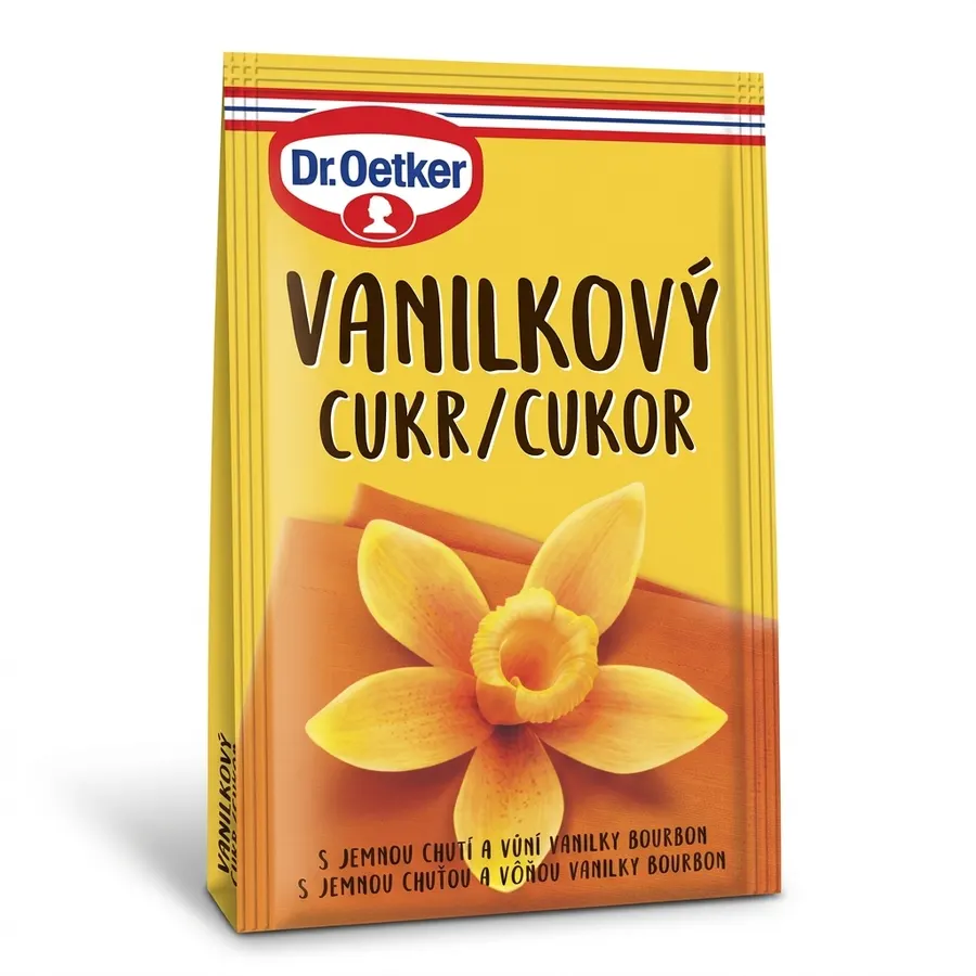 Sáček vanilkového cukru Dr. Oetker s vanilkou Bourbon