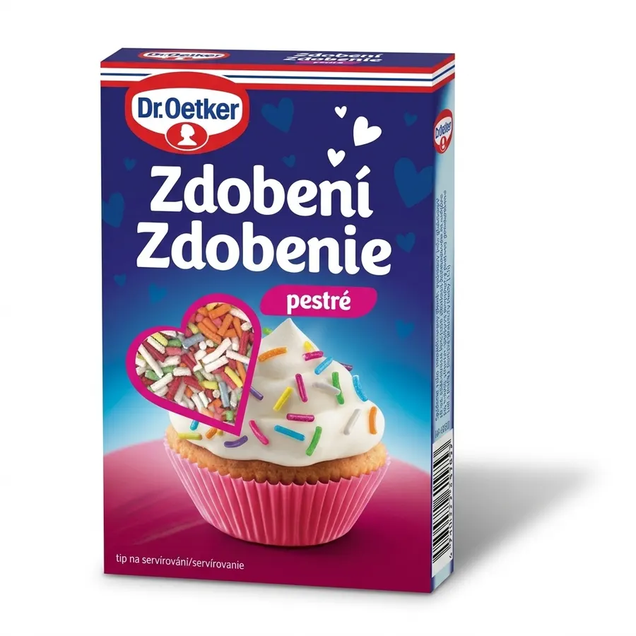 Barevná cukrová rýže Dr. Oetker pestrá směs