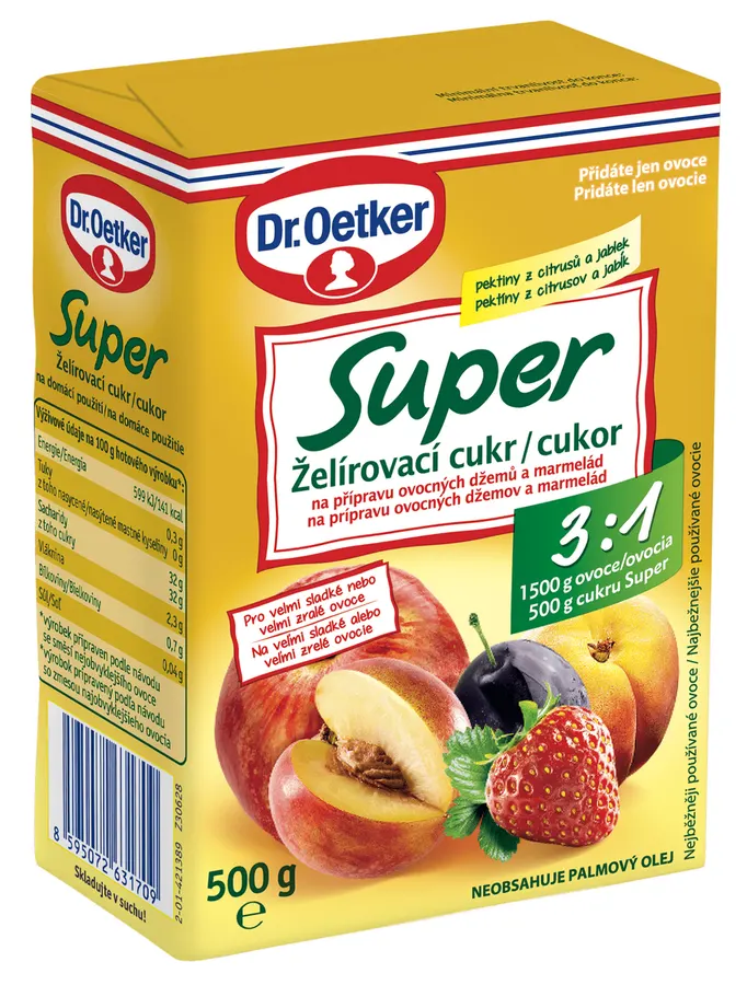 Balení extra želírovacího cukru 3:1 Dr. Oetker