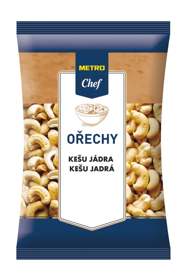 Balení nepražených kešu jader Natural W240