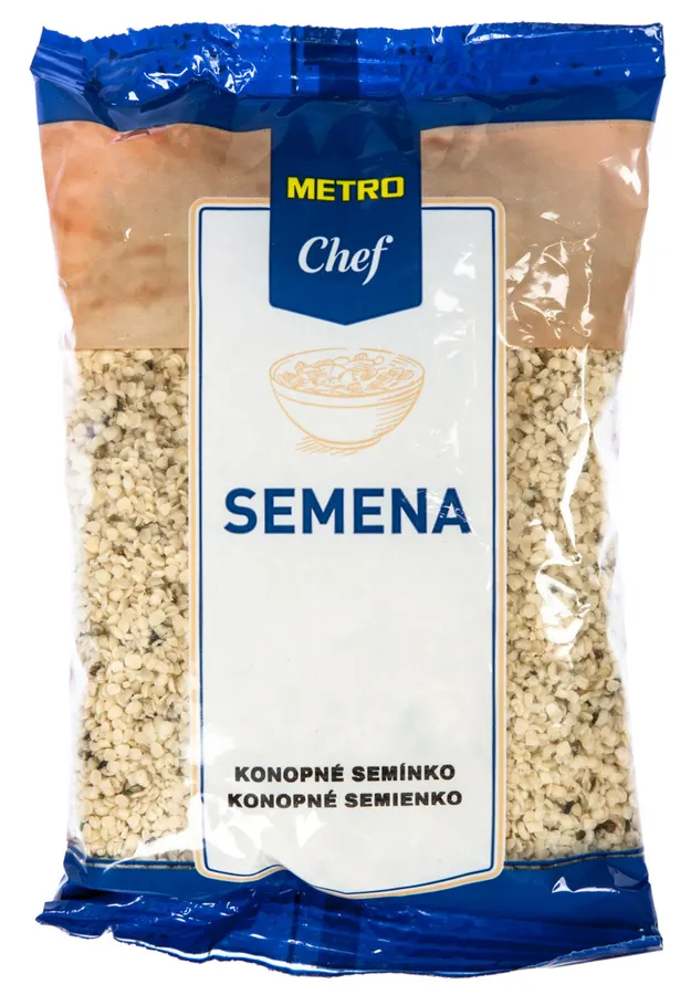 Balení loupaných konopných semínek METRO CHEF 250 g