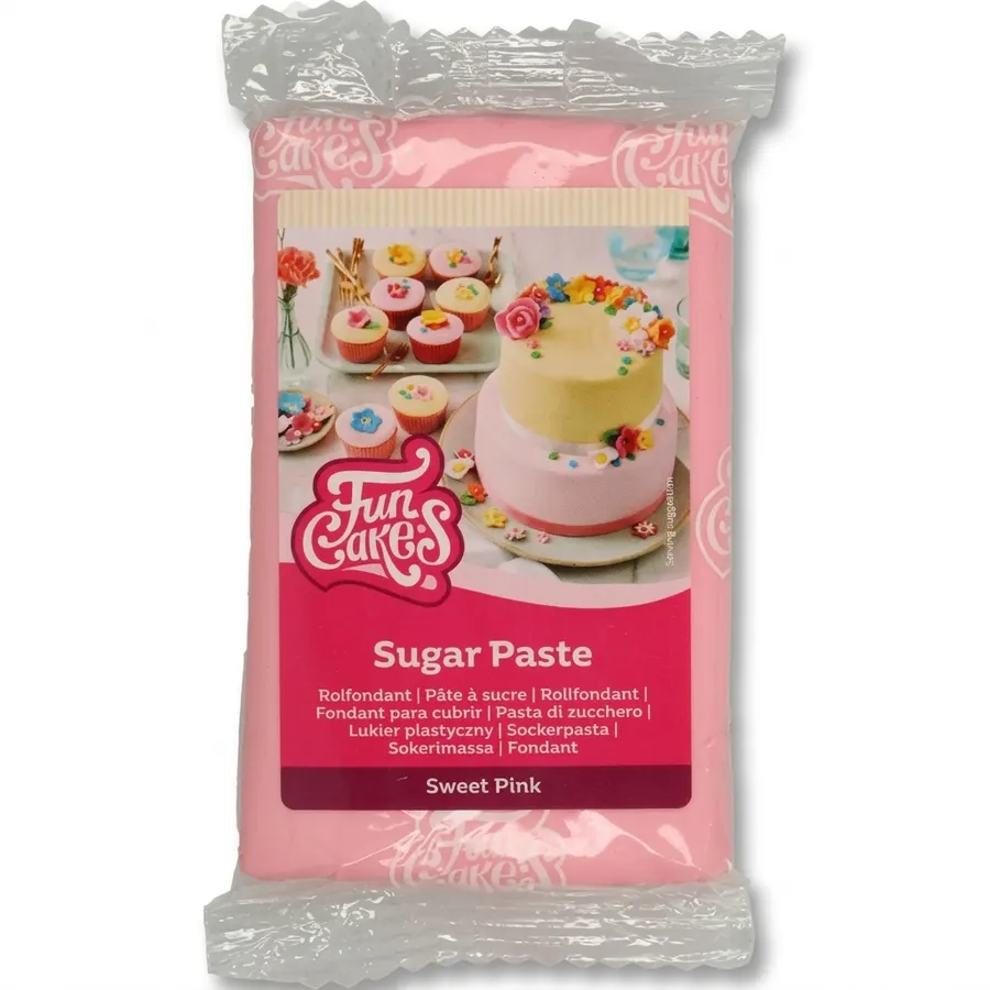 Světle růžová potahovací hmota FunCakes balení 250 gramů